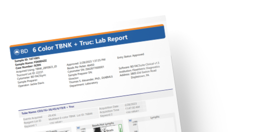 Image of 6 Color TBNK + Truc: Lab Report